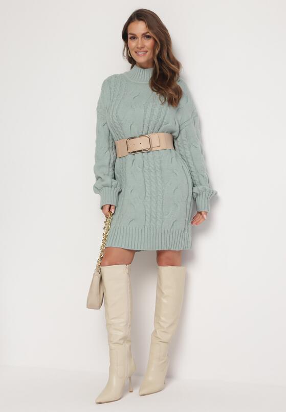 Pulover Verde deschis 2