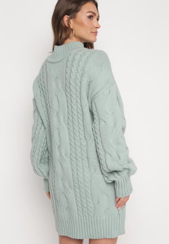 Pulover Verde deschis 3