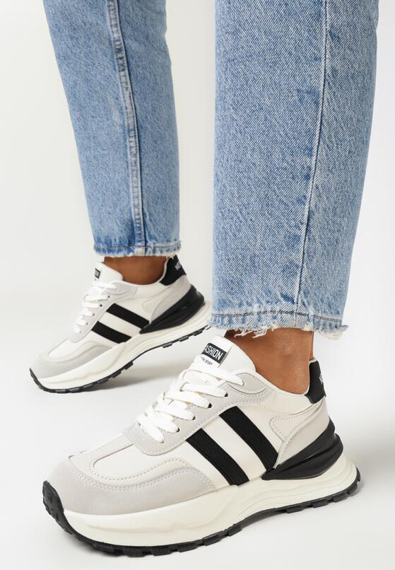 Sneakers Bej cu negru 2