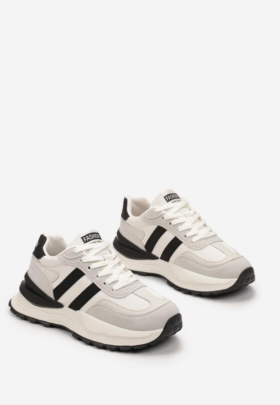 Sneakers Bej cu negru 4