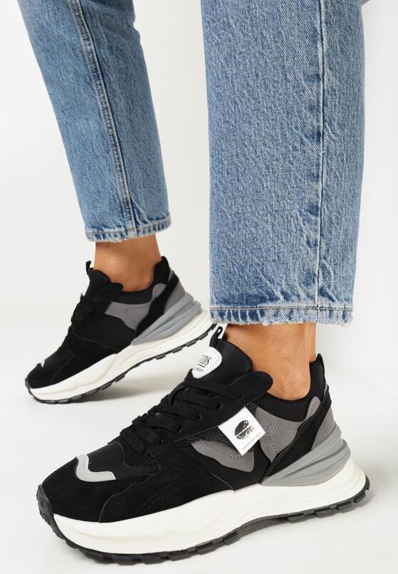 Sneakers Negru cu gri 2