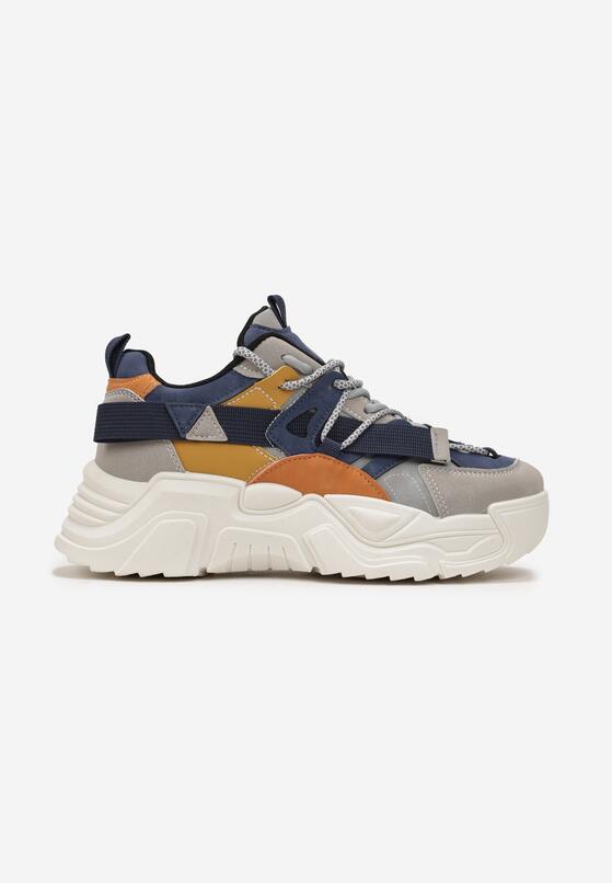 Sneakers Gri cu albastru 3