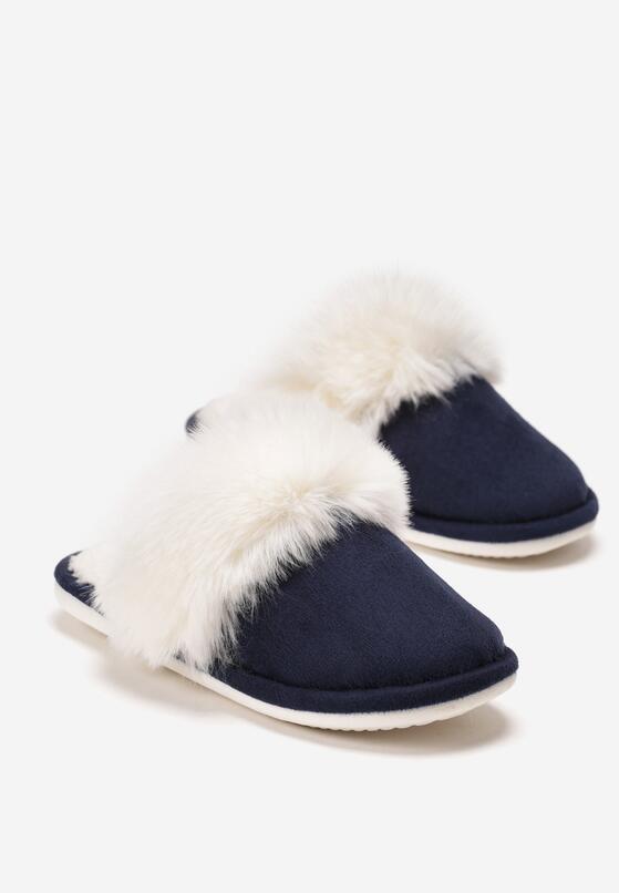 Papuci de casă Bleumarin 4