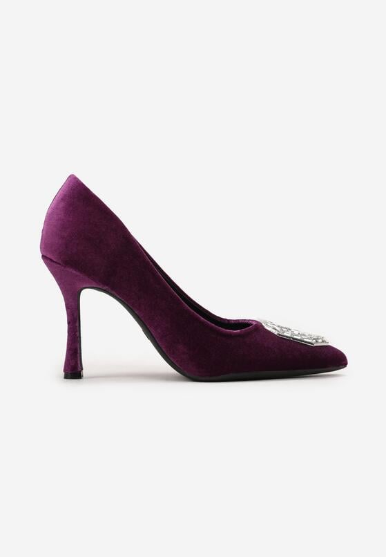 Pantofi stiletto Mov 3