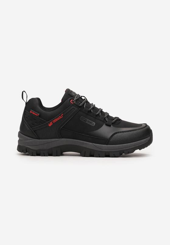 Czarne Buty Trekkingowe za Kostkę z Wycięciami Raisah 1