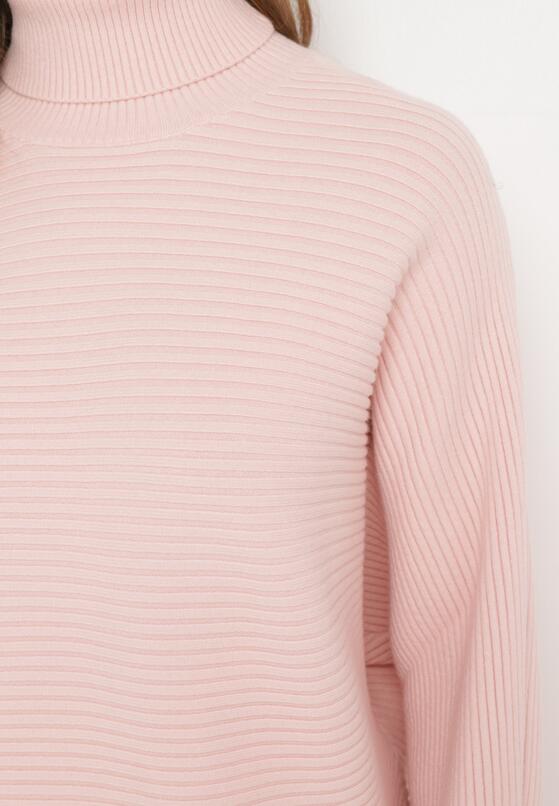 Różowy Golf z Luźnym Rękawem Canauto 5