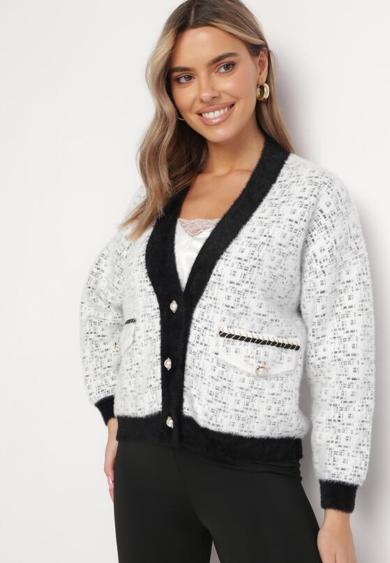 Cardigan Alb 4