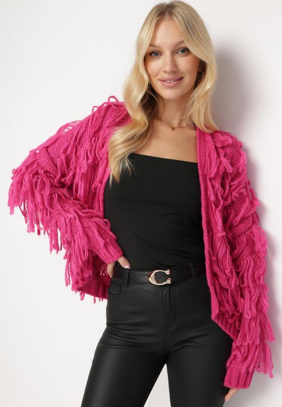 Cardigan Fucsia 4