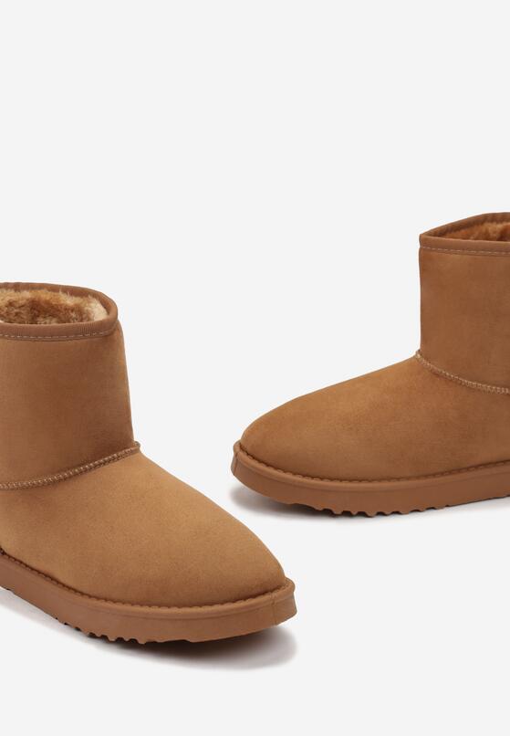 Brązowe Klasyczne Wsuwane Śniegowce z Ociepleniem Correxa 5