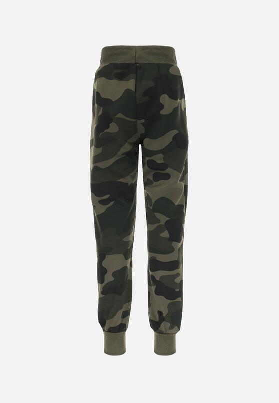 Pantaloni Verde cu portocaliu 2