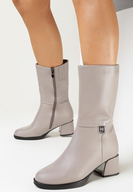 Botine Gri închis 1