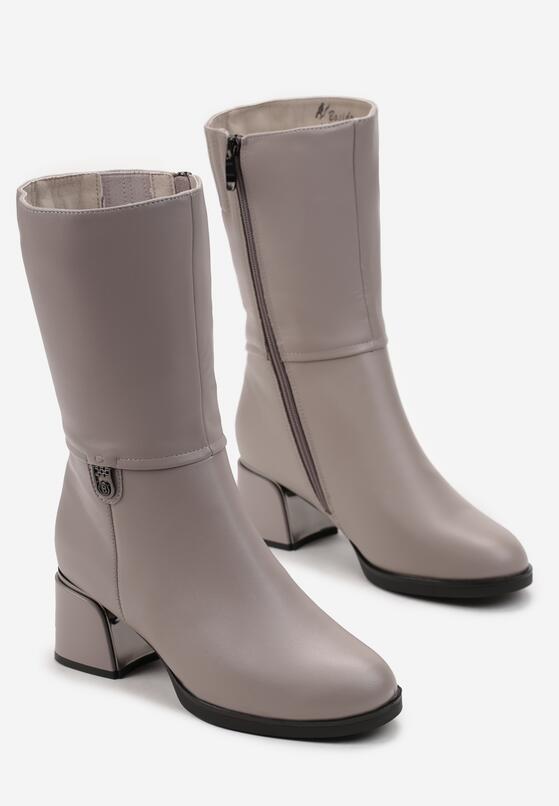 Botine Gri închis 4