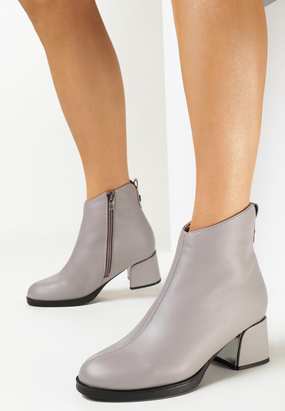 Botine Gri închis 1