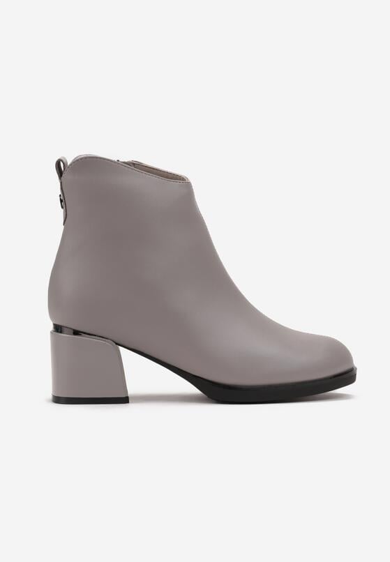 Botine Gri închis 3