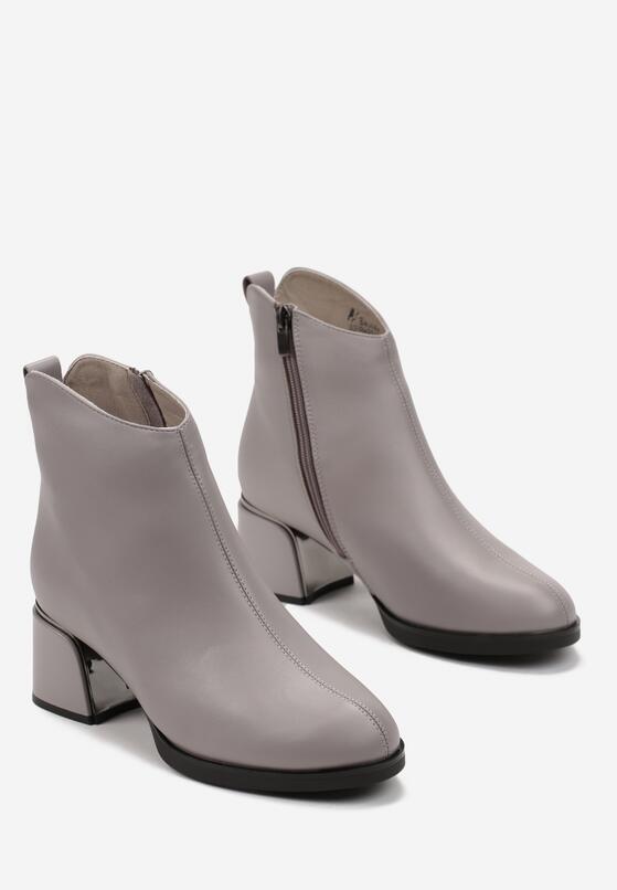 Botine Gri închis 4