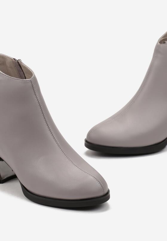 Botine Gri închis 5