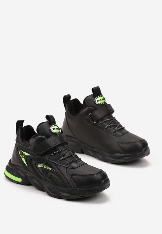 Pantofi sport Negru cu galben 2