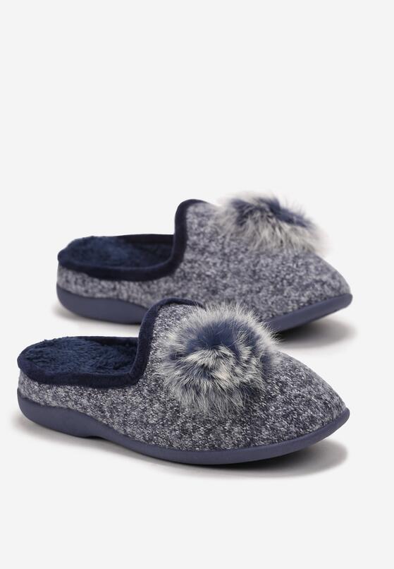 Papuci de casă Bleumarin 4