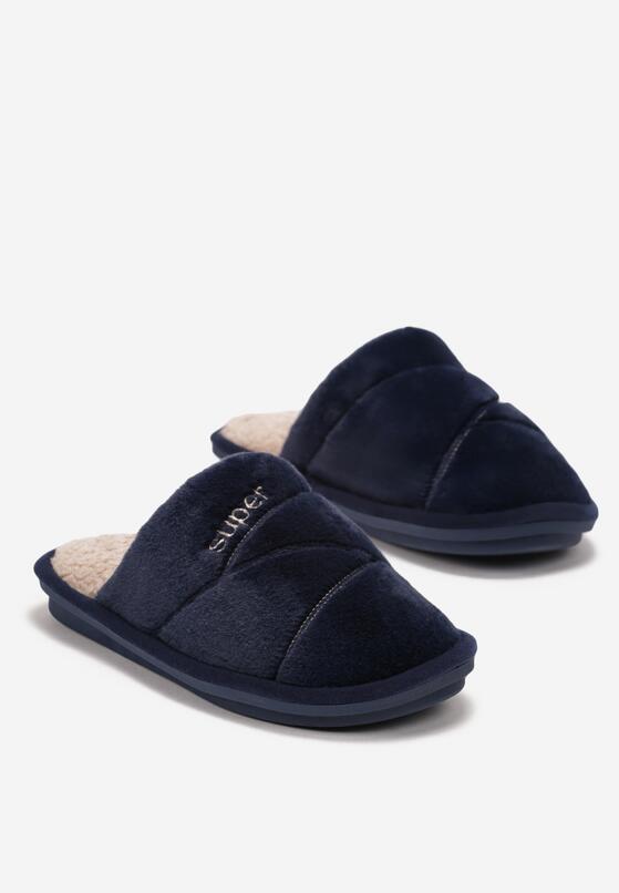 Papuci de casă Bleumarin 2