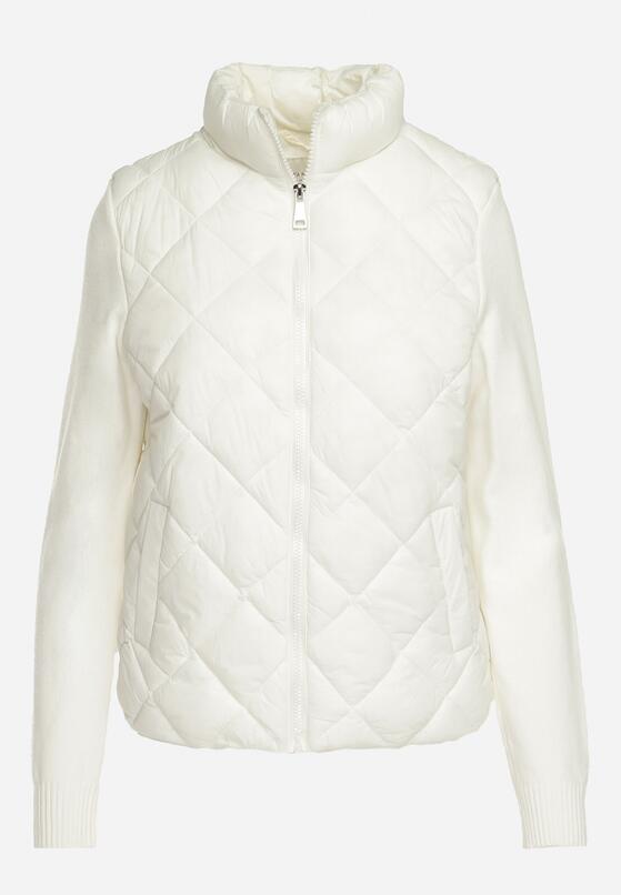 Biała Kurtka z Pikowaniem Selini 6