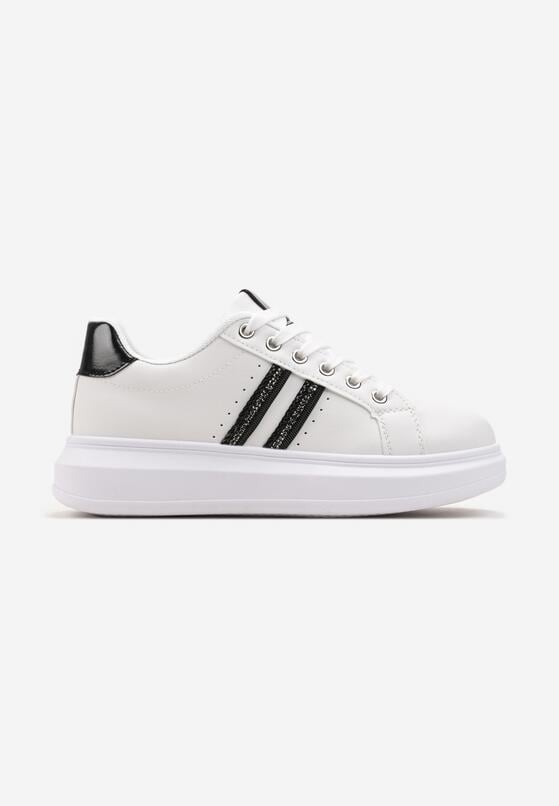 Sneakers Alb cu negru 3