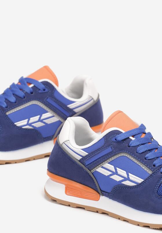 Niebieskie Buty Sportowe przed Kostkę z Siateczką Lirina 3