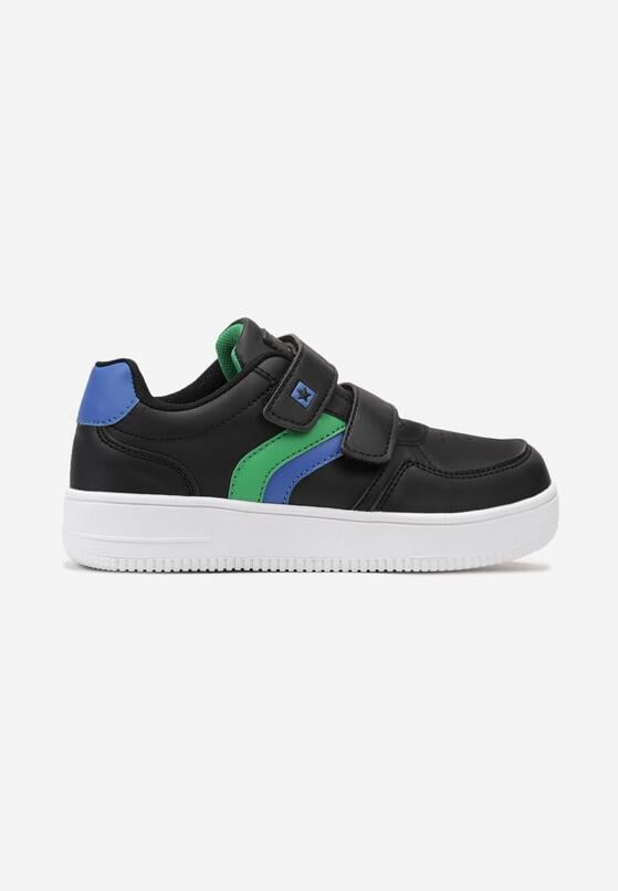 Pantofi sport Negru cu verde 1