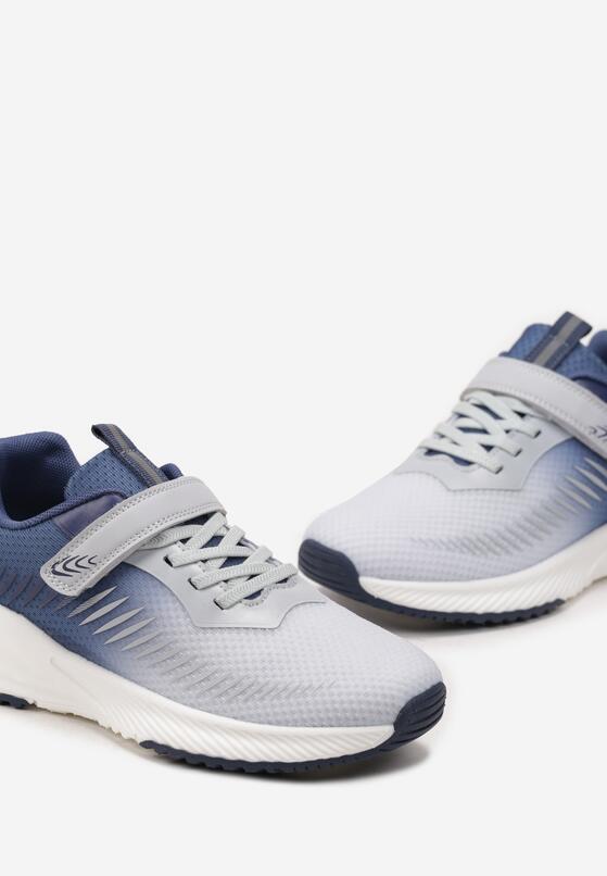 Granatowe Buty Sportowe z Cholewką w Stylu Ombre za Kostkę Jarila 3