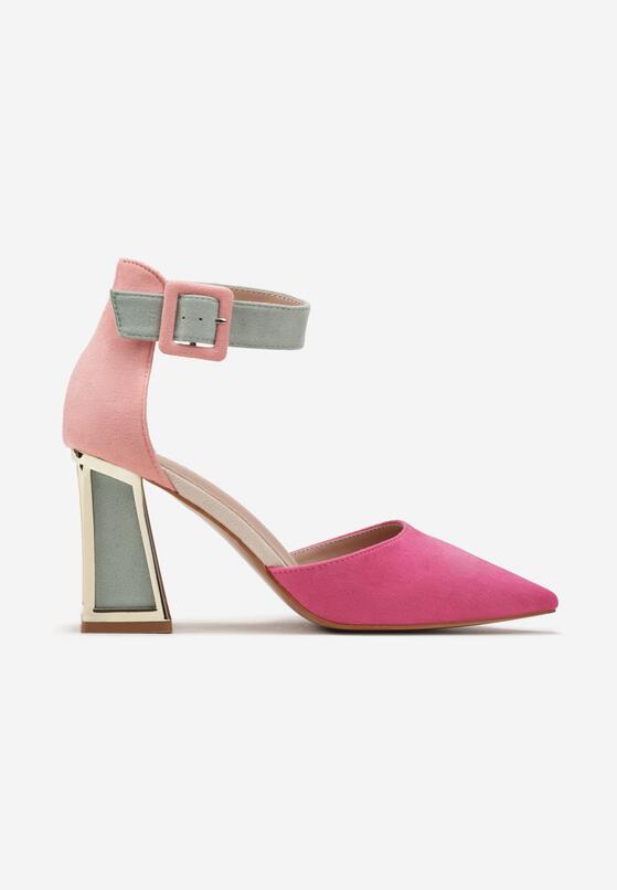 Pantofi cu toc Fucsia 3