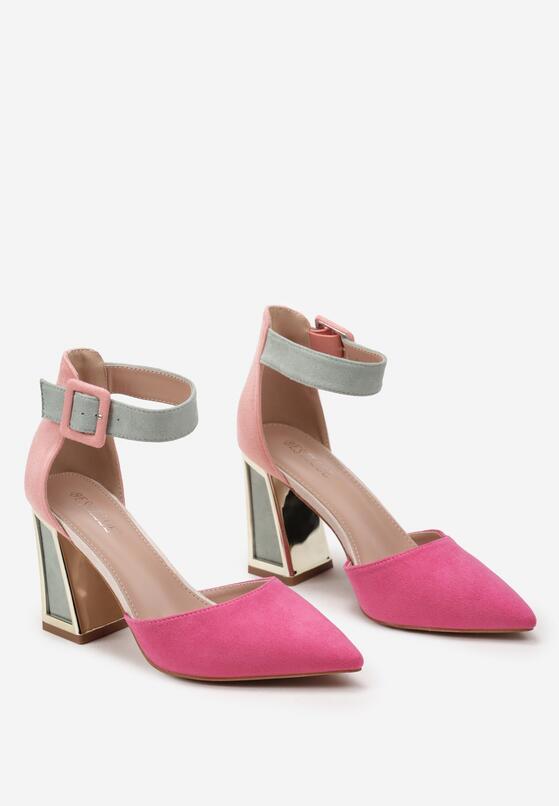 Pantofi cu toc Fucsia 4