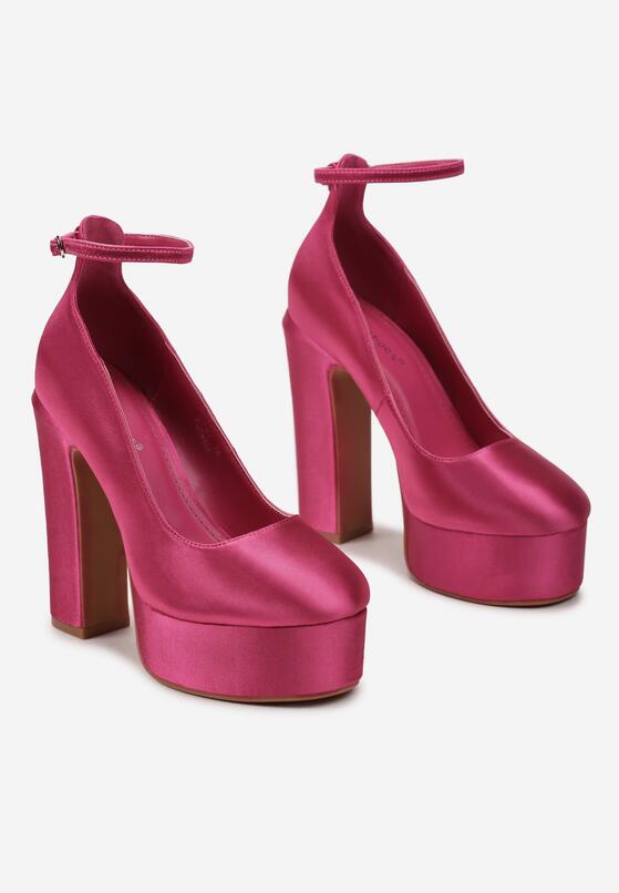 Pantofi cu toc Fucsia 4