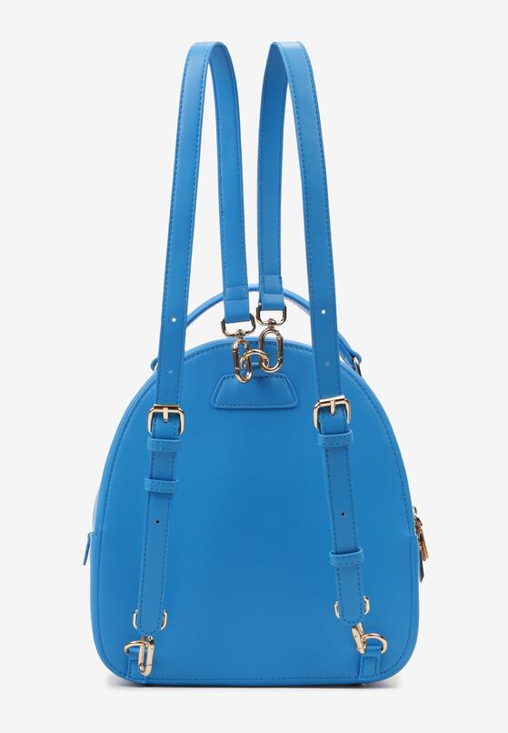 Niebieski Miejski Plecak z Suwakiem i Rączką na Szelkach z Regulacją Nenalia 4