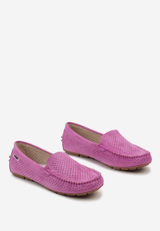 Fioletowe Mokasyny Thalothee 5