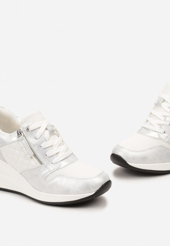 Srebrne Sneakersy Parthadia 6