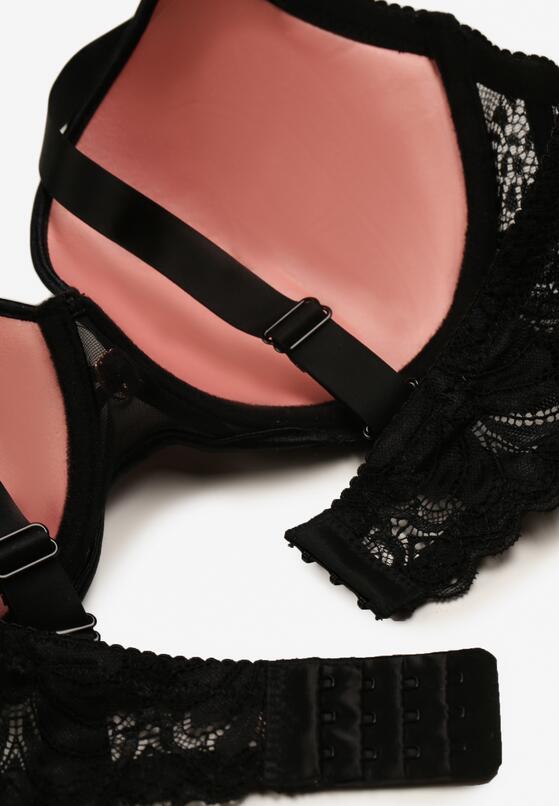Sutien Negru cu roz 6