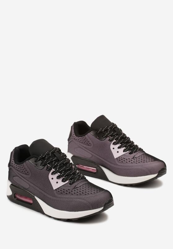 Sneakers Negru cu roz 5