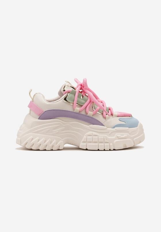 Sneakers Alb cu roz 4