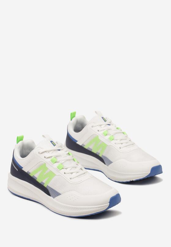 Białe Klasyczne Buty Sportowe Sznurowane Zolemma 2