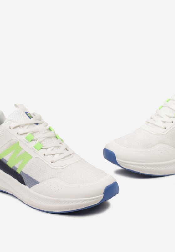 Białe Klasyczne Buty Sportowe Sznurowane Zolemma 3