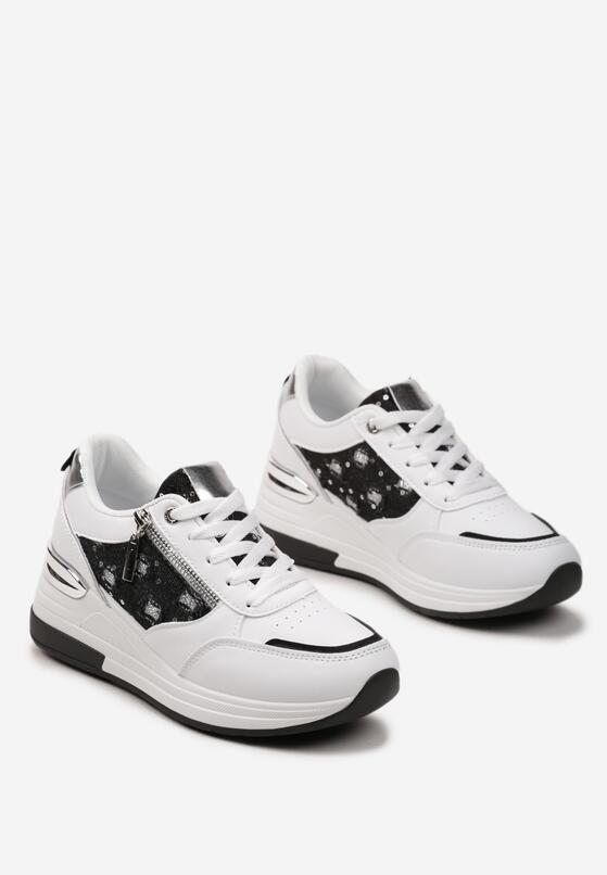 Sneakers Alb cu negru 5
