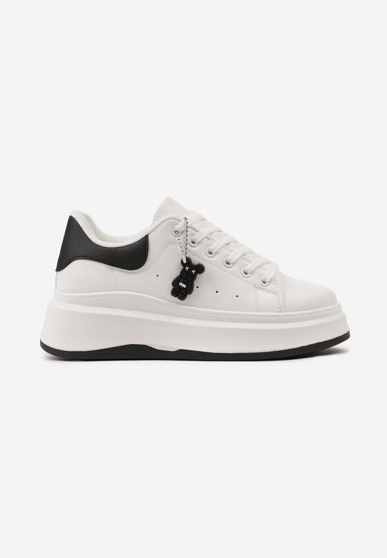 Sneakers Alb cu negru 4