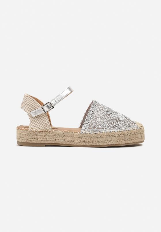Espadrile Argintii 4
