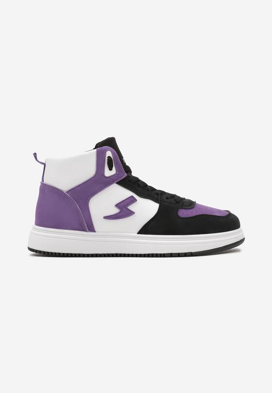Fioletowo-Białe Sneakersy Eudala 4