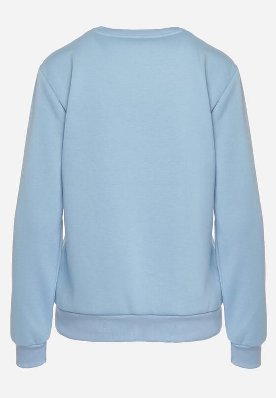 Niebieska Bluza Disphiffo 7