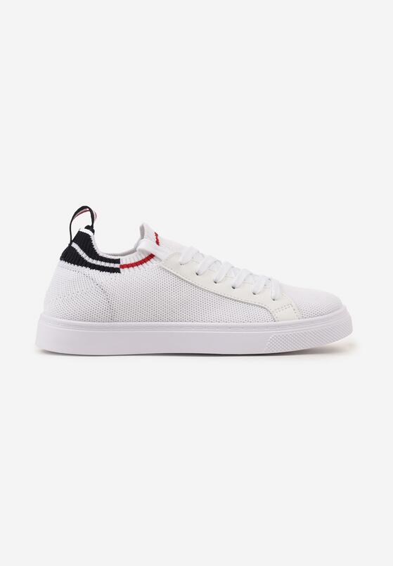 Sneakers Alb cu bleumarin 4