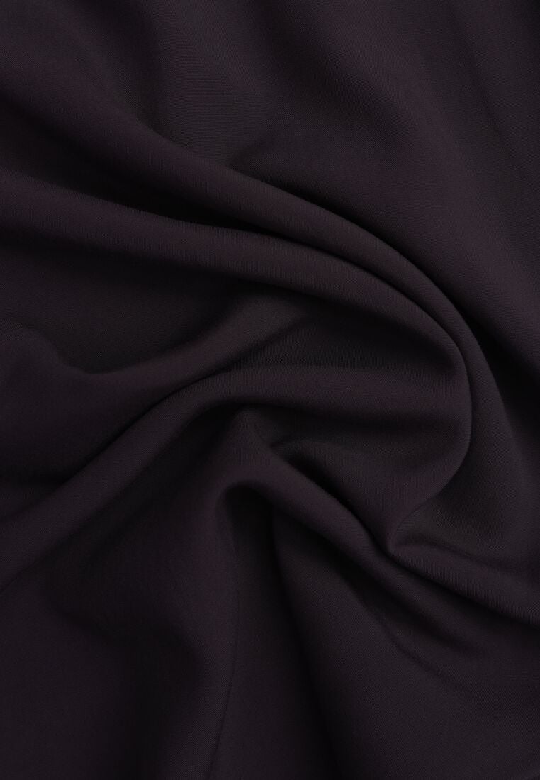 Czarne Bawełniane Spodnie z Szerokimi Nogawkami Palazzo z Gumką w Pasie Nesira 8