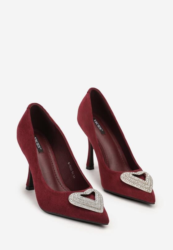 Pantofi stiletto Roșii 5