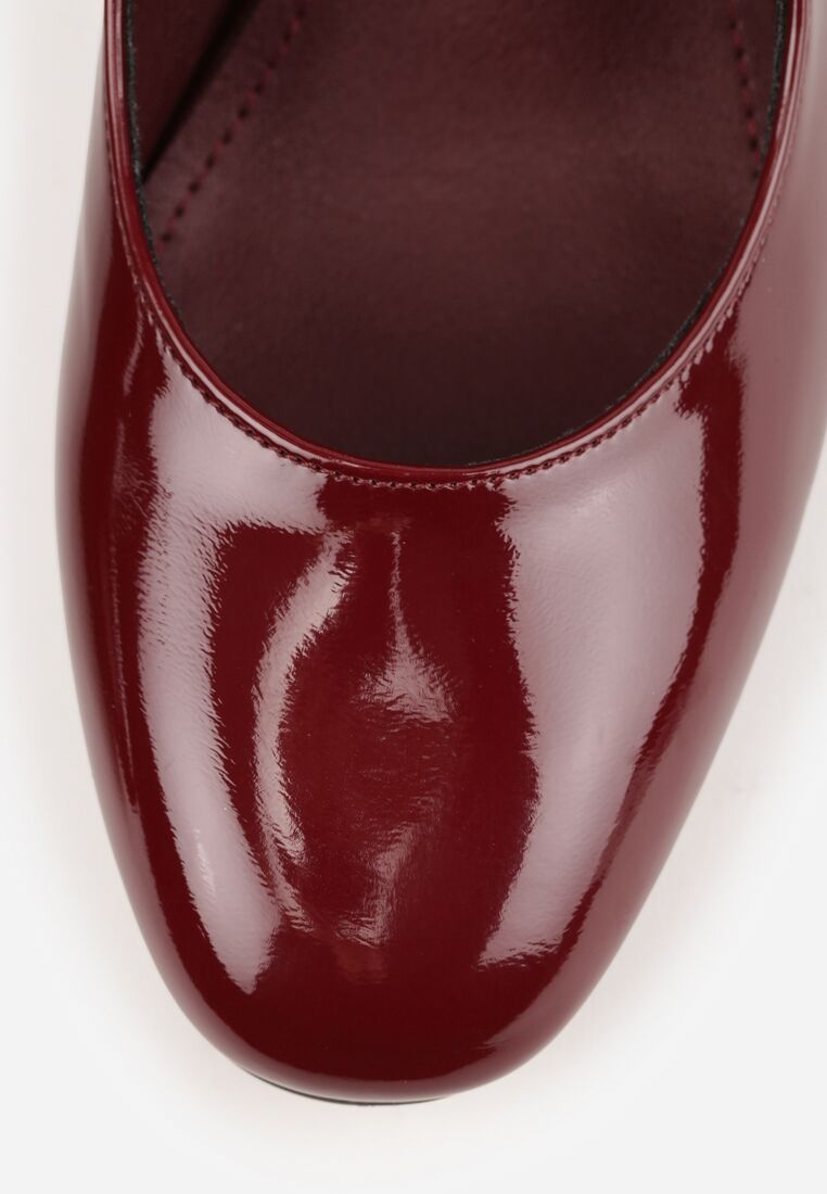 Pantofi cu toc Bordo 9