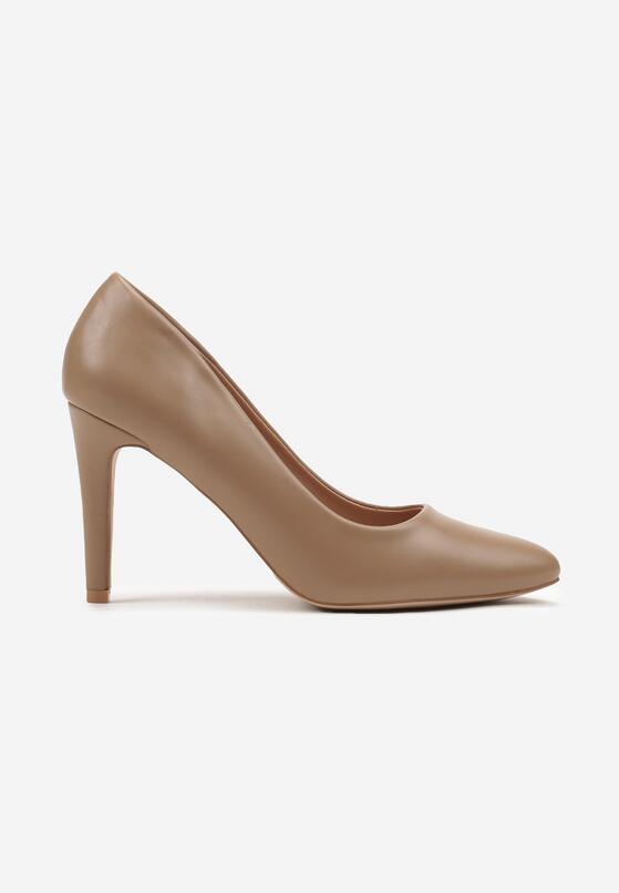 Pantofi stiletto Bej 4