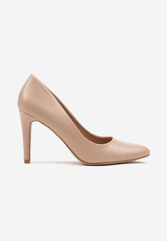 Pantofi stiletto Bej 4